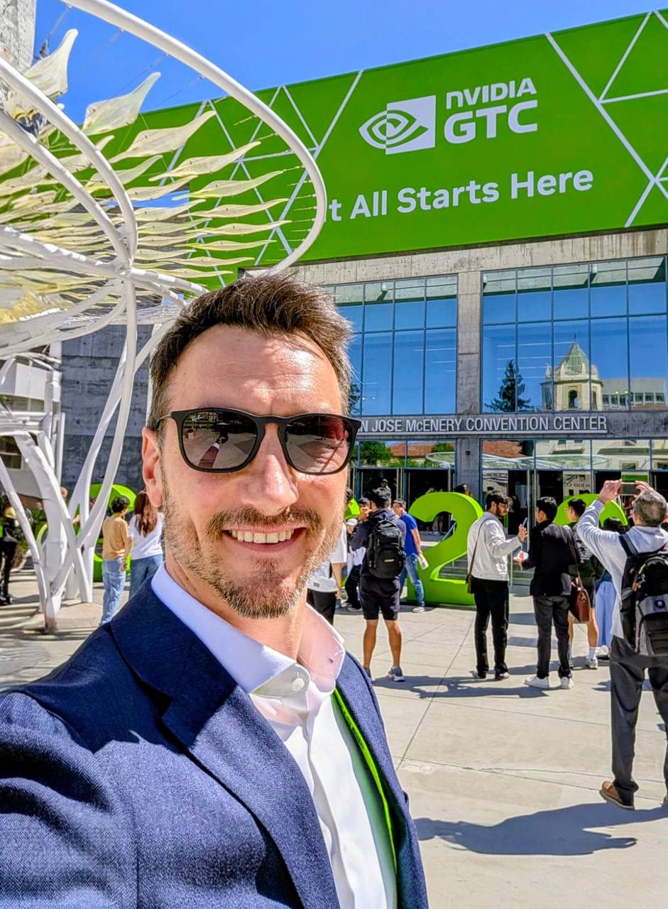 Christian Hallerbach vor der NVIDIA GTC Konferenz in San Jose